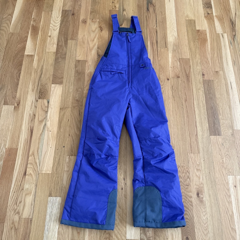 Arctix Kids Insulated Snow Bib Overalls Insulated Purple Size Small